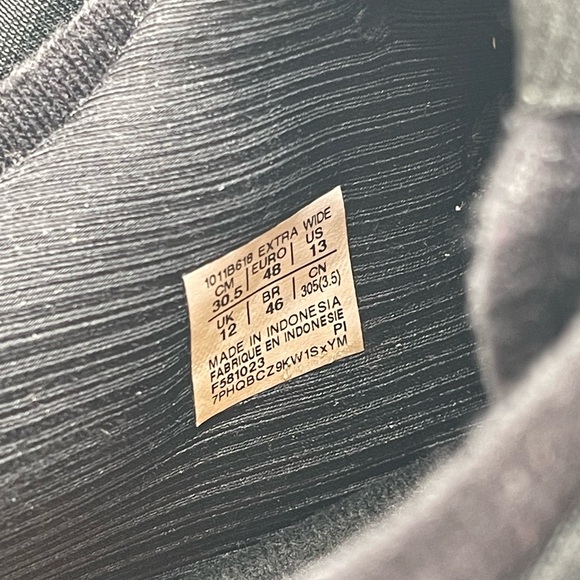 ASICS Men's Black Running Shoes Sz13 Wide - Picture 8 of 8